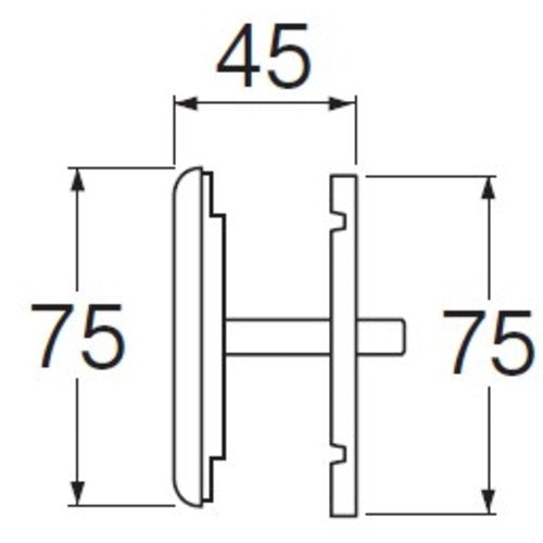 SANEI 버스용 내체 화장 뚜껑 R722 1개