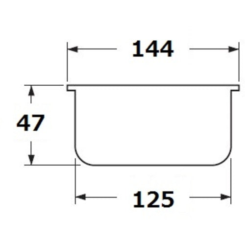 SANEI sink drain plug basket PH697F-L 1 piece