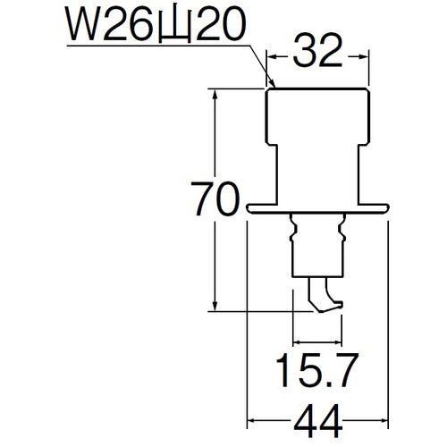 SANEI 세탁기용 니플 PT3310 1개