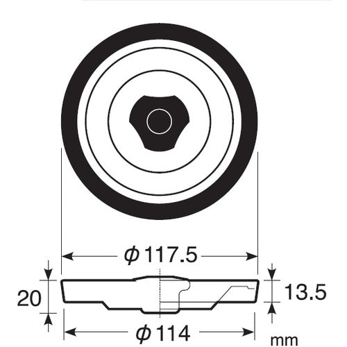 SANEI 流し排水栓フタ PH651F-3 1 個
