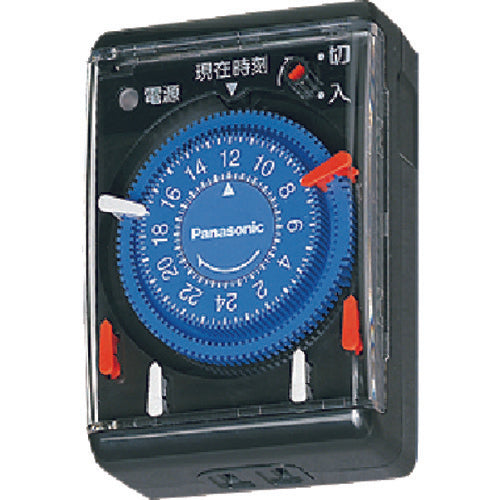 Panasonic 24時間くりかえしタイマー コンセント直結式 ブラック WH3301BP 1 個
