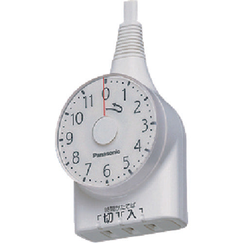 Panasonic 다이얼 타이머 11시간형 1m코드 첨부 화이트 WH3111WP 1개