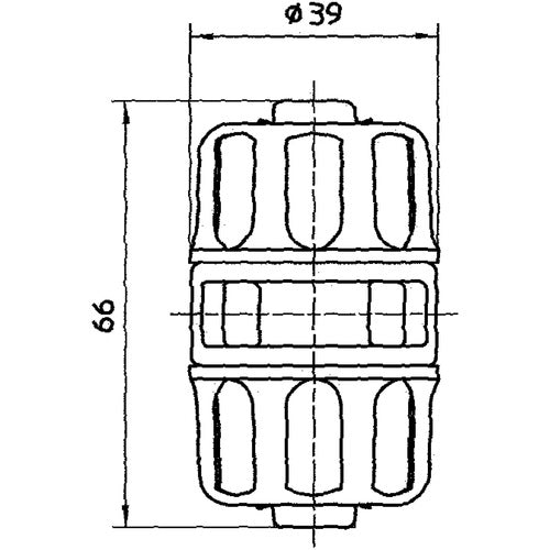SANEI Hose Fitting PL70-25 1 pc