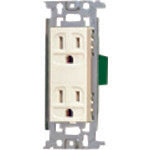 Panasonic full color grounded double outlet WN1512K 1 unit