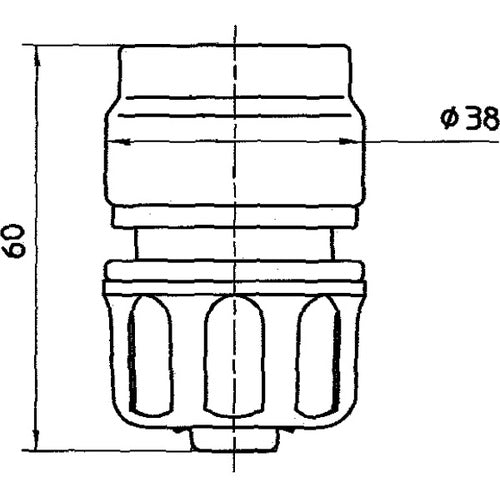 SANEI Stop Joint PL70-51 1 piece
