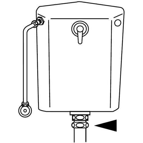 SANEI 로우 탱크 사이펀 용 가방 너트 패킹 PP42-32S-38 1 개