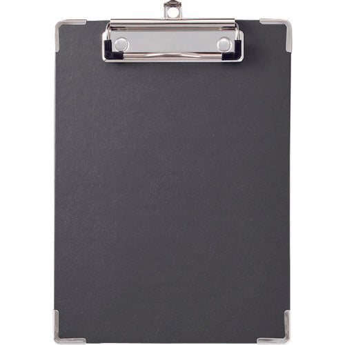 KING JIM Paper Clip, A5, Black, Short Edge Binding, Holds approx. 30 Sheets, 8303-BK, 1 Sheet