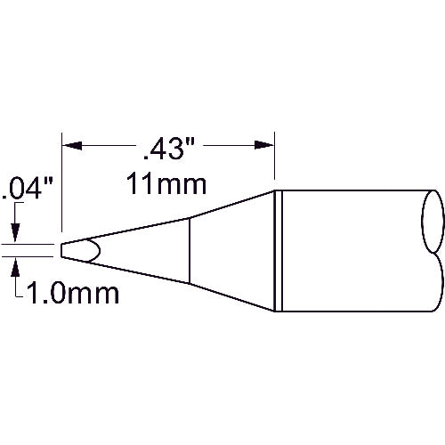 Metcal MFR-1160/SP-200 Series Chip Cartridge SSC-725A 1 piece