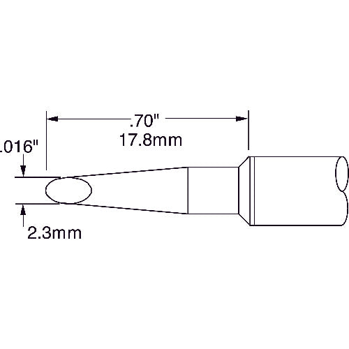 Metcal MFR-1160/SP-200 Series Chip Cartridge SSC-739A 1 piece