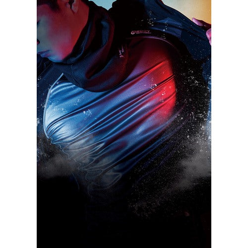 おたふく BT腕まで防風パワーストレッチ ハイネックシャツ ブラック/イエロー S JW-191-BK/YE-S 1 着