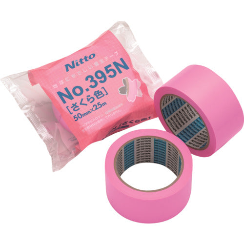 Nitto Elmate Masking Tape No. 395N 50mm x 50m Sakura Color 395N5050 1 Roll