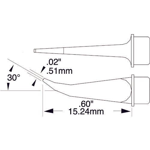 メトカル Metcal MXシリーズ チップカートリッジ SMTC-1172 1 本