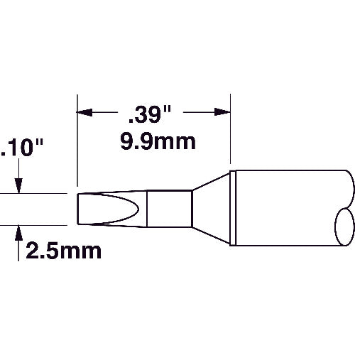 Metcal MX Series Tip Cartridge STTC-136 1 piece
