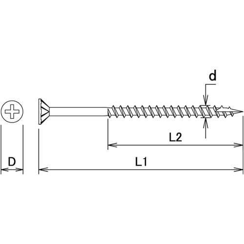 DAIDOHANT HC Fine Shaft Course Thread 30 (280 pcs) 10176912 1 PK