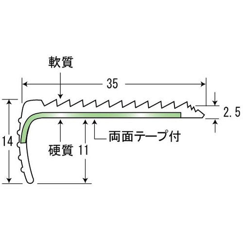 ASSIST 논슬립 13-35 DXWH 콜로반 주택/맨발용 오프 화이트 1.82 M 13-35 DXWHB 1개