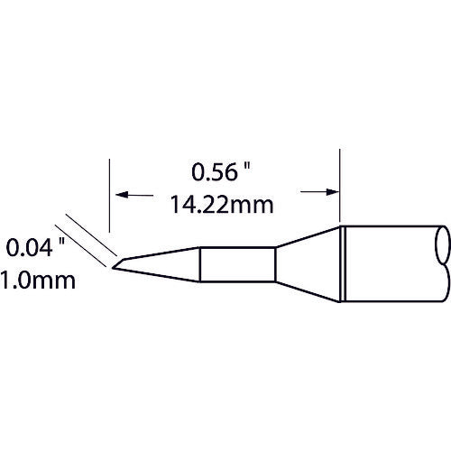 メトカル Metcal MFR−1110・2210シリーズ チップカートリッジ SFP-BVL10 1 本
