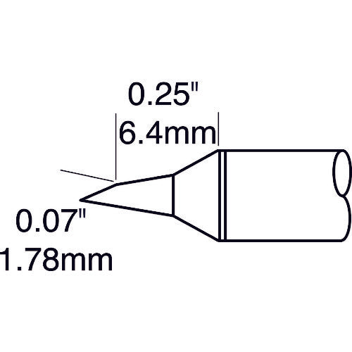 メトカル Metcal MXシリーズ チップカートリッジ STTC-147P 1 本