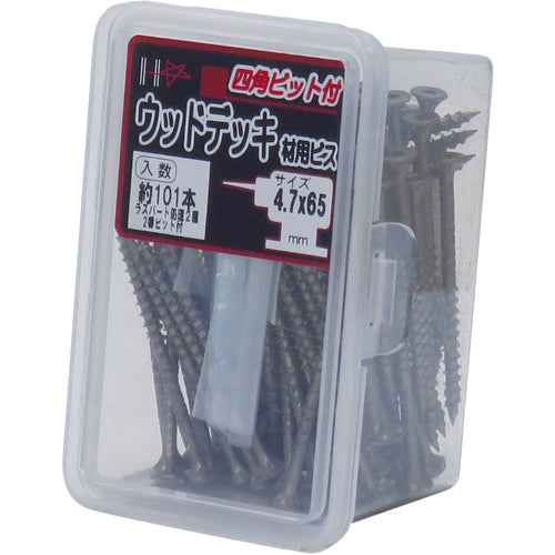 DAIDОHANT HC ウッドデッキビス #2ビット付 WD65 (101本) 10176648 1 PK
