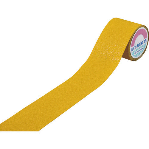 녹십자 미끄럼 방지 라인 테이프(중보행 타입) 황 ASH-105Y 100mm폭×5m 알루미늄+광물 입자 260250 1권