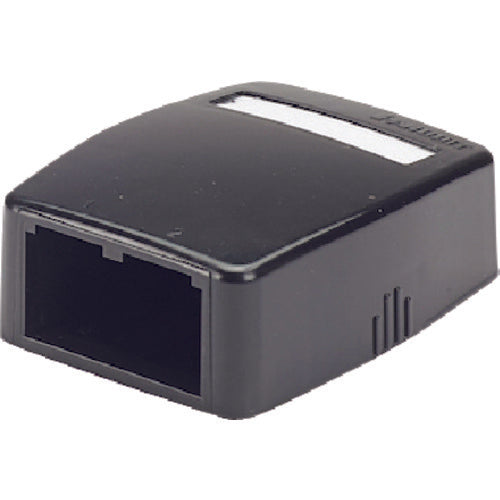PANDUIT ローゼットボックス シャッターなし 2個口 黒 JOQ20000BL JOQ20000BL 1 個