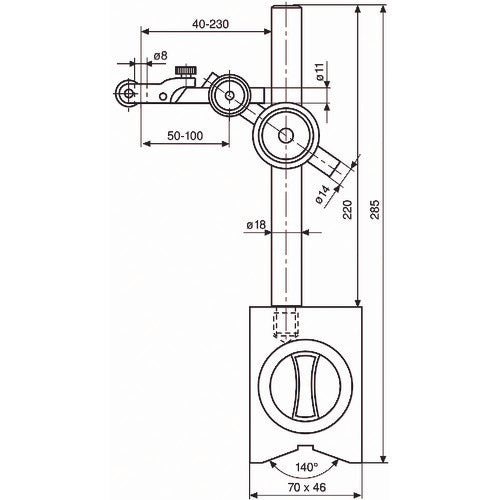 マール インジケータスタンド815MA(マグネットベース付) 815MA 1 個