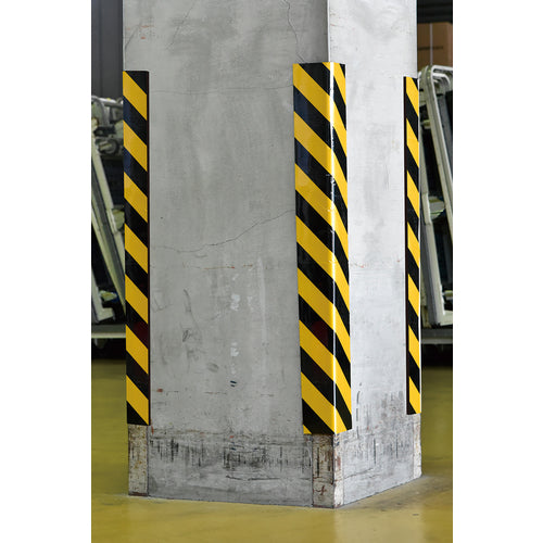 Green Cross Tiger Pattern Cushion Yellow/Black TRC-210H 200 x 1000mm Thickness: 10mm Reflective Type 247100 1 piece