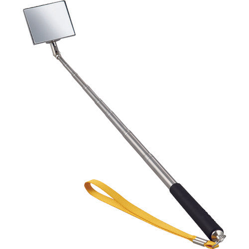 緑十字 伸縮式点検用ミラー KMB−2056 ミラー部:45×55mm シャフト:270〜1250mm ストラップ付き 289111 1 台