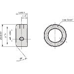 IWATA セットカラー ノーマル SUS304 SC2010S 1 個