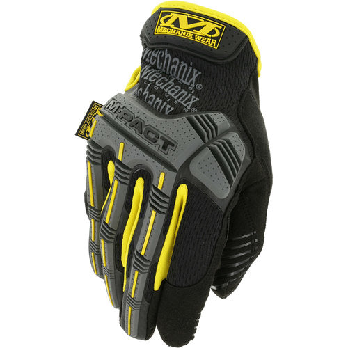 MECHANIX M−Pact ブラック/イエロー M MPT-01-009 1 双