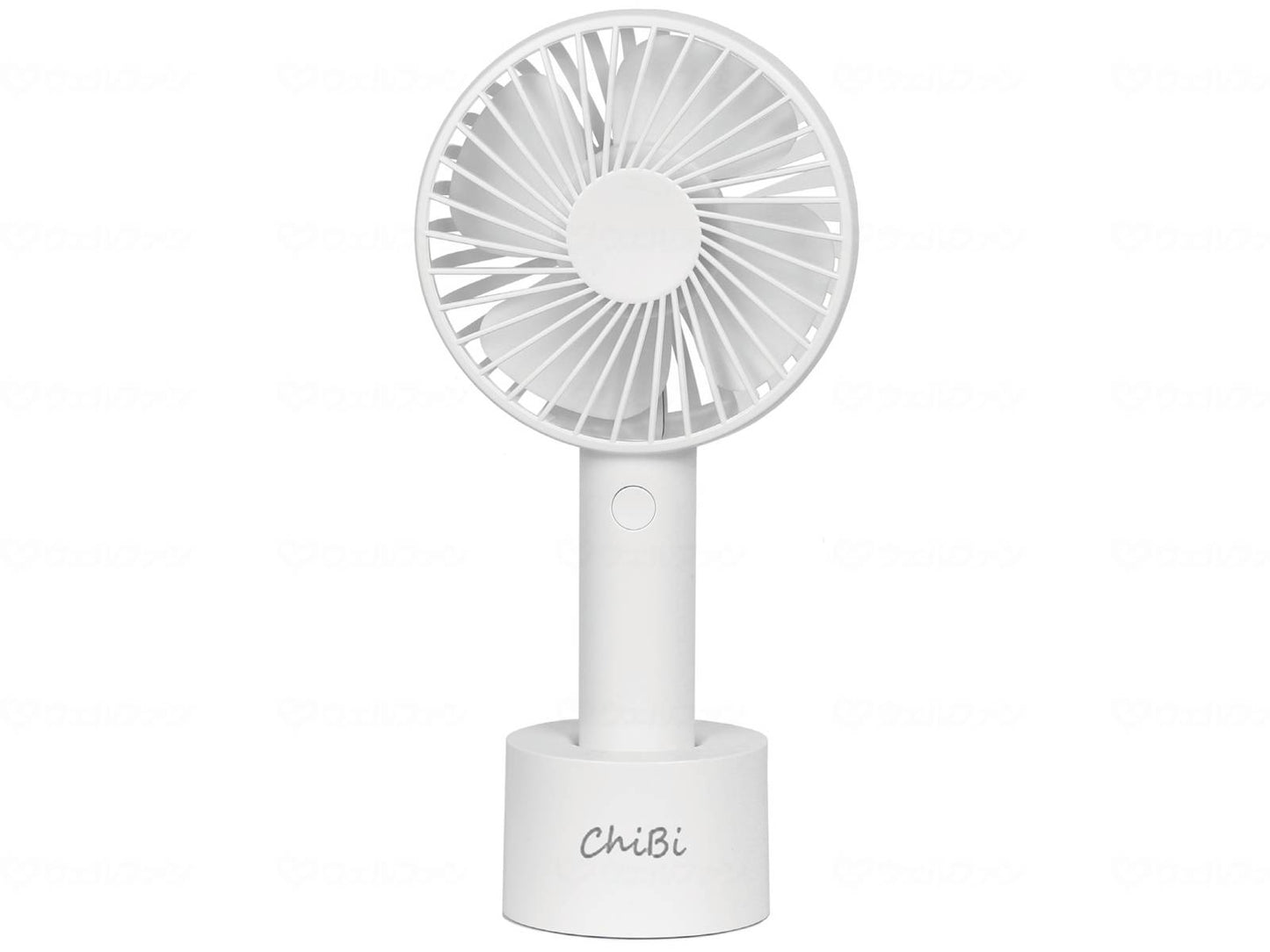 JCEP Kyushu Portable Fan ChiBi (with AC adapter) White