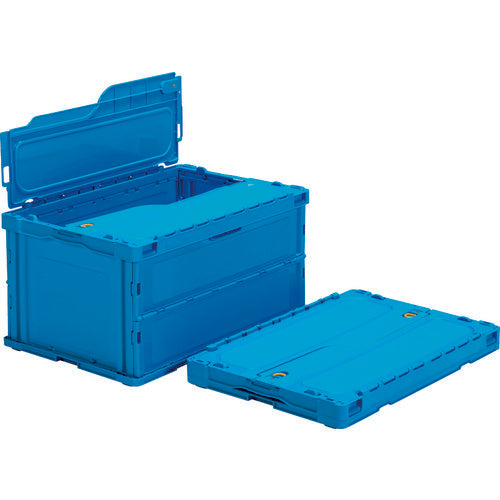 산코 뚜껑 일체형 접이식 컨테이너 560050 페탄코 C-75B 블루 SK-PO-C75B-BL 1장