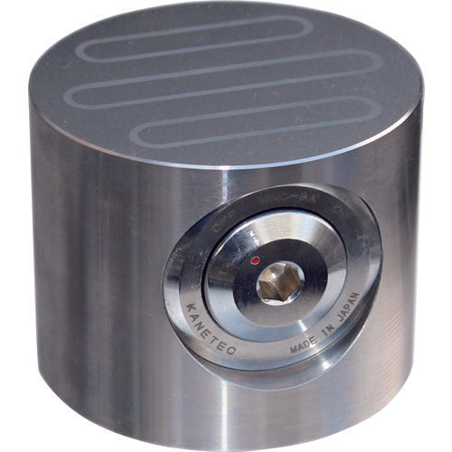 KANETEC 일면 흡착 원형 영자 미니 척 상면 흡착력 500N MMC-8A 1개