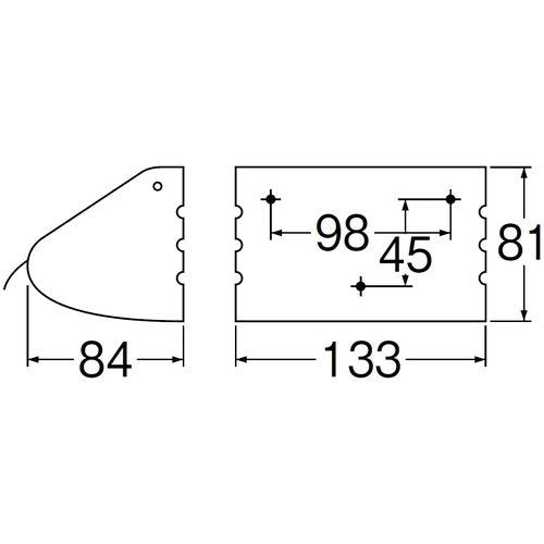 SANEI 스테인레스 스페이퍼 홀더 후판제 W33 1개