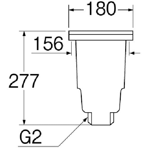 SANEI sink drain plug H650A 1 piece