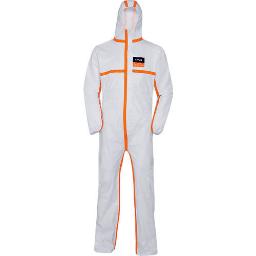 UVEX 化学防護服 ウベックス 4B 8959 ホワイト/オレンジ XL 9837512 1 着