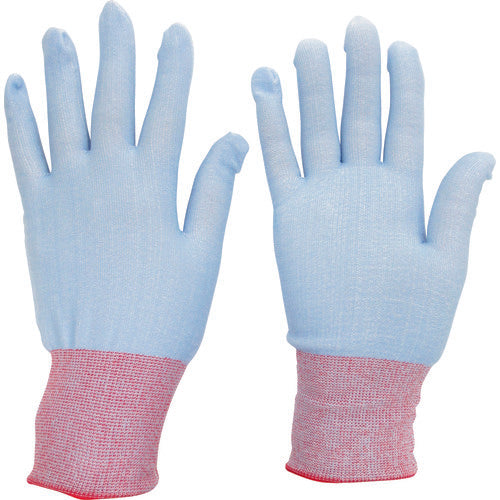 Midori Anzen Cut-Resistant Gloves Cut Guard 182 Blue Thinnest Type M CUT GUARD-182-BL-M 1 Pair