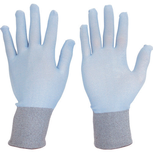 Midori Anzen Cut-Resistant Gloves Cut Guard 182 Blue Thinnest Type LL CUT GUARD-182-BL-LL 1 Pair