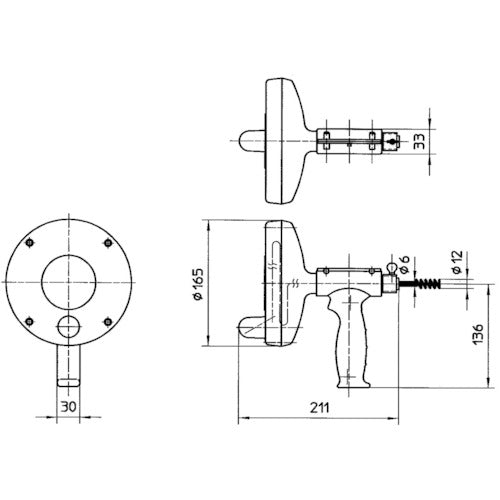 SANEI パイプクリ−ナ− 5m PR-802S-5M 1 個