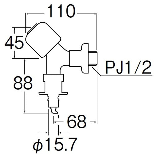 SANEI 세탁기 용 이송 좌수 마개 Y143CTV-1-13 1 개