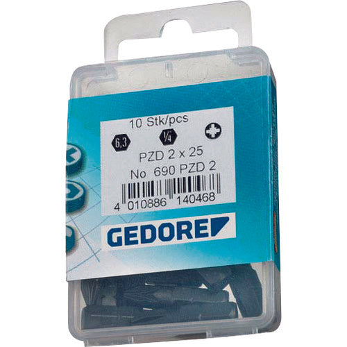 GEDORE 【売切廃番】 【在庫限り特価E】スクリュードライバービット 685 1/4 5.0mm 10本入 6539260 1 PK