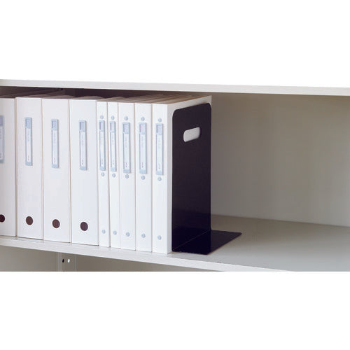 LIHIT Bookend High Type (with Magnet) Black A7351-24 1 piece