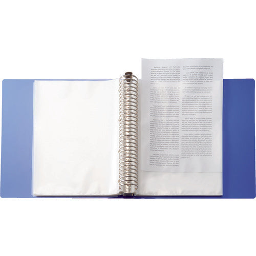 LIHIT Interchangeable Clear Book 56 Sheets Blue G3808-8 1 Book