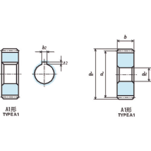 KG 【売切廃番】S45C平歯車 S1S 120A=1015 形状A1 モジュール1 歯数120 歯幅10mm 穴径Φ15mm S1S 120A=1015 1 個