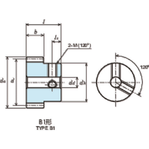 KG S45C平歯車 S50S 50B*0505 形状B1 モジュール0.5 歯数50 S50S 50B*0505 1 個