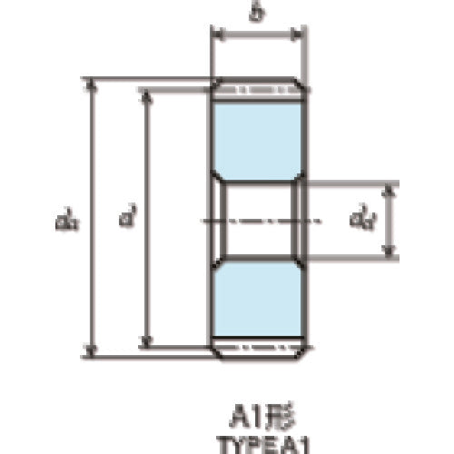 KG 黄銅平歯車 S50B 48A−0208 形状A1 モジュール0.5 歯数48 S50B 48A-0208 1 個