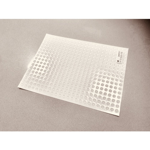 3M バンポン 低表面エネルギー材料接着用 SJ1079CL−H 408粒×1シート SJ1079CL-H CLEAR 1 SHT