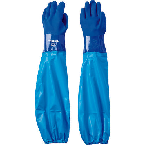 TRUSCO 팔 커버 부착 내유 장갑 L 사이즈 TTGC-L 1 쌍