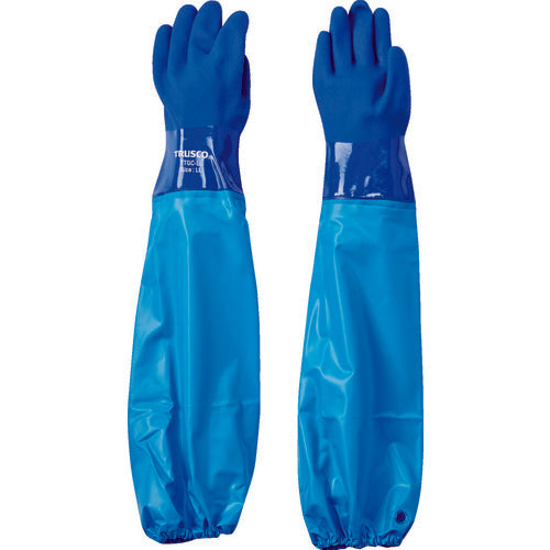 TRUSCO 팔 커버 부착 내유 장갑 LL 사이즈 TTGC-LL 1 쌍