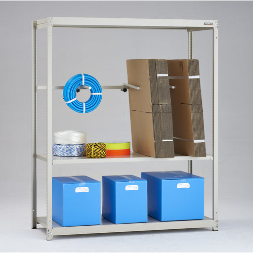 TRUSCO スチールラック M1.5型軽中量棚 1160X595X1800 3段 アーム1段 単体 M1.5-6463-A1 1 台