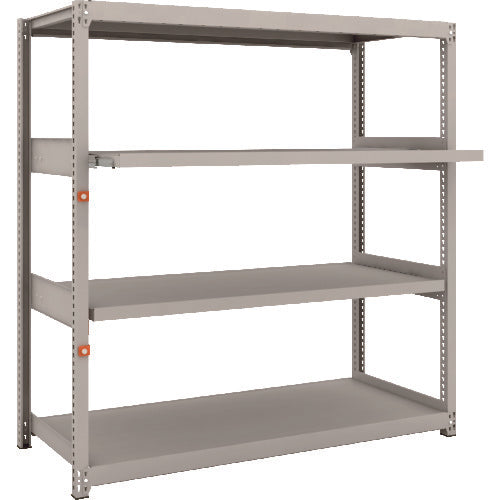 TRUSCO Steel Rack M2 Type Light-Medium Duty Shelf 1460 x 600 x H1500 4 Shelves, 2 of which are Sliding Shelves, Single Unit M2-5562M2 1 S